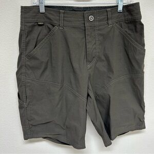 Kuhl Renegade Men's Size 33 Chino Shorts Gray 10" Inseam Stretch Hiking Outdoor
